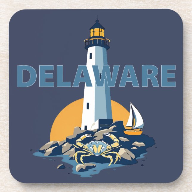 Delaware, United States of America Coaster (Front)