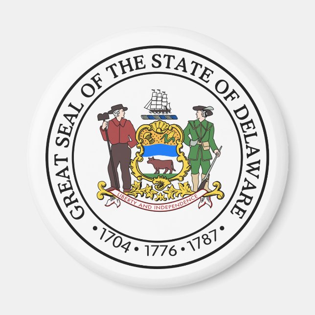 Delaware, USA Magnet (Front)