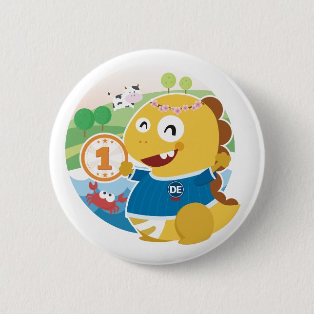 Delaware VIPKID Button (Front)