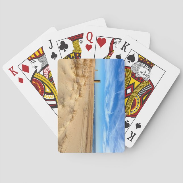 Delaware, WALKING DUNES TRAIL Playing Cards (Back)