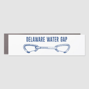 Delaware Water Gap Climbing Quickdraw Car Magnet