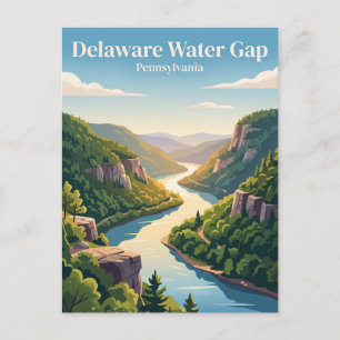 Delaware Water Gap Pennsylvania Postcard