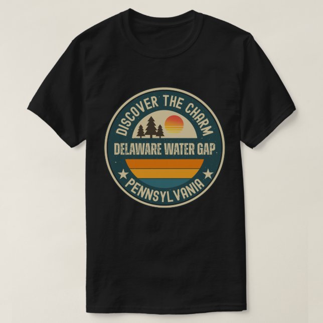 Delaware Water Gap, Pennsylvania T-Shirt (Design Front)