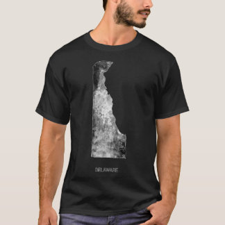 Delaware Watercolor Map T-Shirt