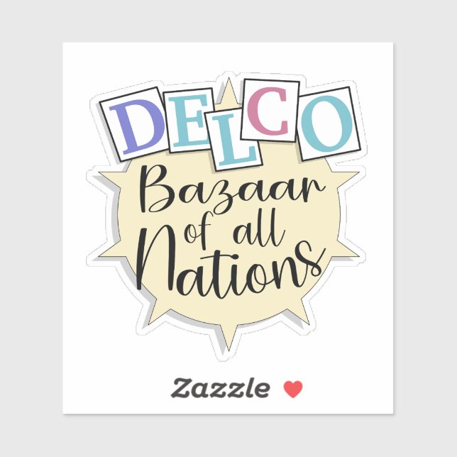 Delco bazaar of all nations (Sheet)