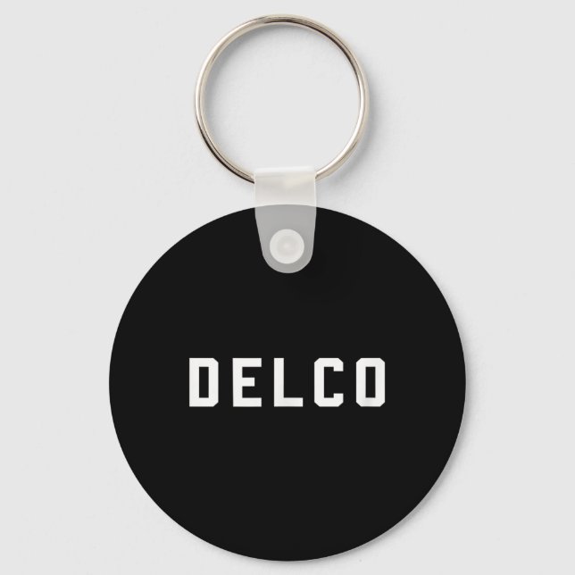 Delco College Homage  Key Ring (Front)