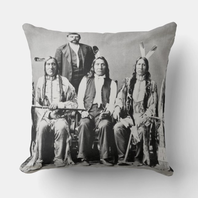 Delegation of Sioux chiefs, led by Red Cloud (1822 Cushion (Front)