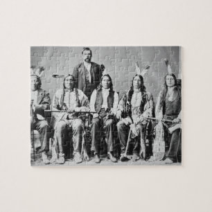 Delegation of Sioux chiefs, led by Red Cloud (1822 Jigsaw Puzzle