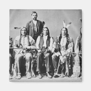 Delegation of Sioux chiefs, led by Red Cloud (1822 Magnet