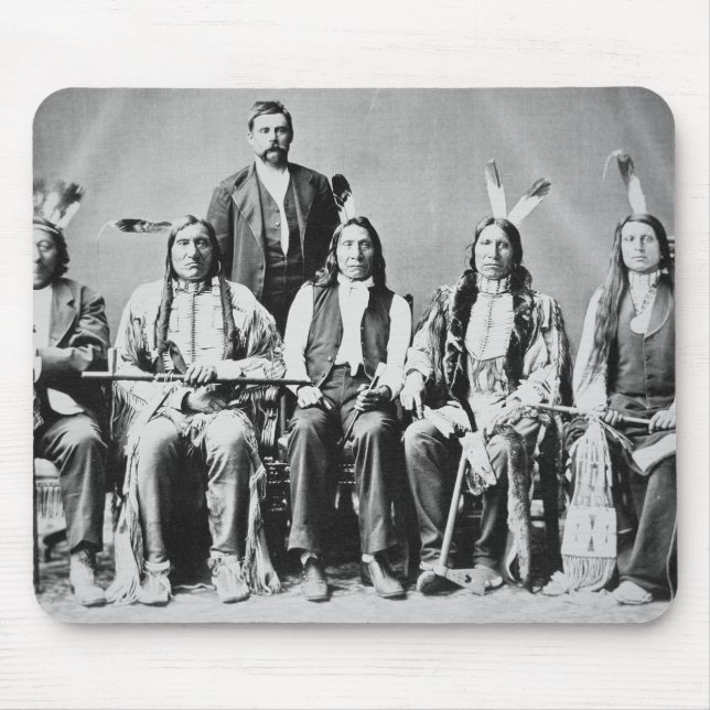 Delegation of Sioux chiefs, led by Red Cloud (1822 Mouse Pad (Front)