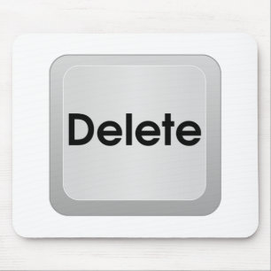 Delete Computer Key Mouse Pad