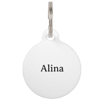 delete my text add own design Large Pet Tag