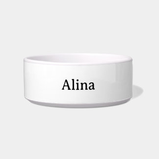 delete my text add own design Medium Pet Bowl