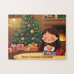 Delete or customise the text Kids Jigs Jigsaw Puzzle