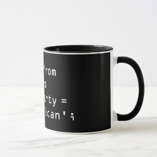 DELETE Republicans FROM Congress - SQL Mug