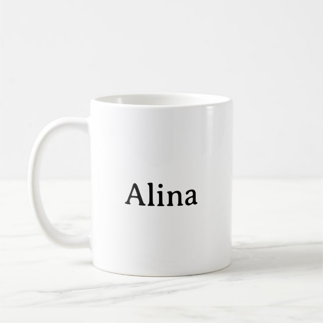 delete text add own design 11 oz Classic Coffee Mug (Left)