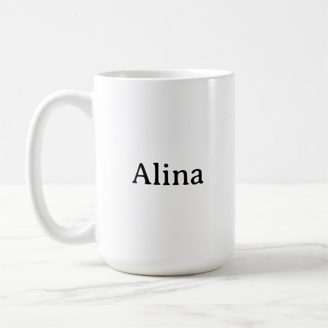delete text add own design 15 oz Classic Coffee Mug (Left)