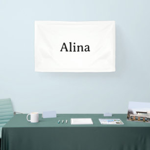 delete text add own design 2.5' x 4' Indoor Banner