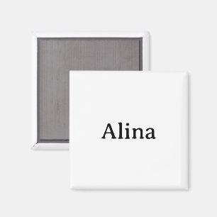 delete text add own design 2 Inch Square Magnet