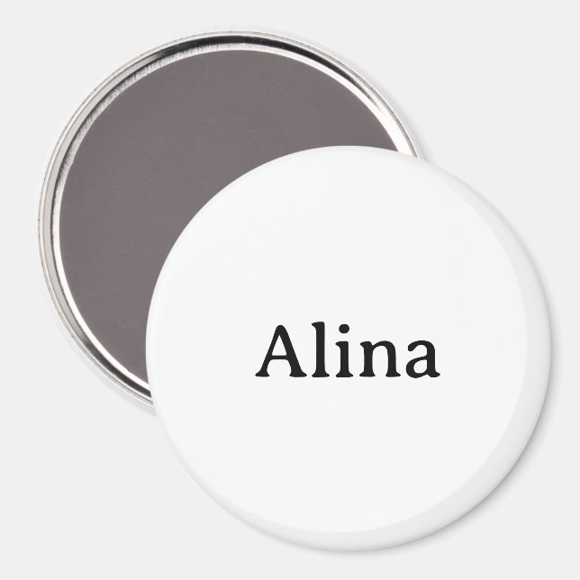 delete text add own design 3 Inch Circle Magnet (Front/Back)