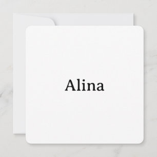 delete text add own design 5.25" Rounded Flat Thank You Card