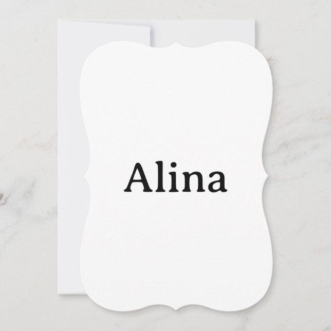 delete text add own design Bracket 5" x 7" Invitation (Front)