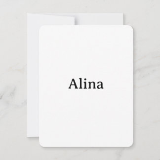 delete text add own design Rounded 4.25" x 5.5" Invitation