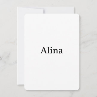 delete text add own design Rounded 4.5" x 6.25" Invitation