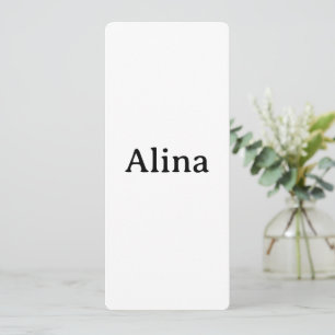 delete text add own design Rounded 4" x 9.25" Invitation