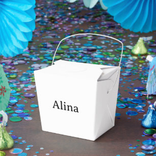 delete text add own design Small 2" x 2" x 2.75" Favour Box