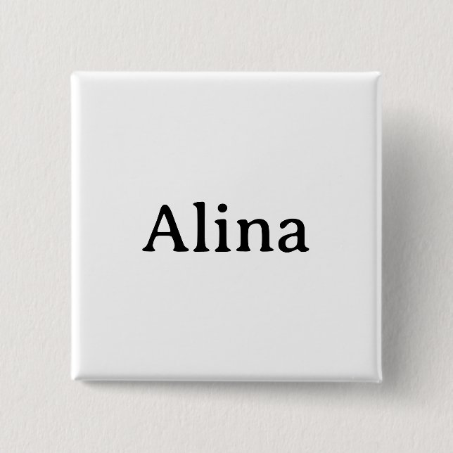 delete text add own design Square 2 Inch 15 Cm Square Badge (Front)