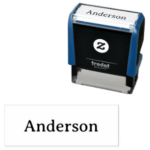 Delete Text Replace Own Design 2.15" x 0.78" Self-inking Stamp
