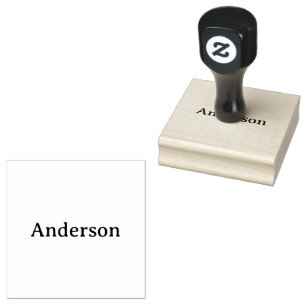 Delete Text Replace Own Design 2.5" x 2.5" Rubber Stamp