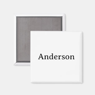 Delete Text Replace Own Design 2 Inch Square Magnet