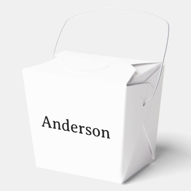 Delete Text Replace Own Design 3" x 2.25" x 3.125" Favour Box (Front)