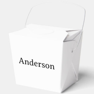 Delete Text Replace Own Design 3" x 2.75" x 3.75" Favour Box