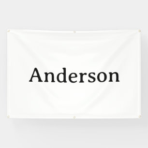 Delete Text Replace Own Design 4' x 6' Outdoor  Banner