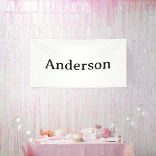 Delete Text Replace Own Design 4' x 8' Indoor Banner