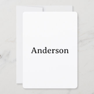 Delete Text Replace Own Design 5" x 7" Rounded Thank You Card