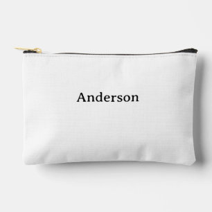 Delete Text & Replace Own Design 8.5" x 6" Accessory Pouch