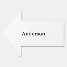 Delete Text Replace Own Design Arrow 18" x 24"