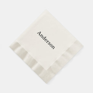 Delete Text Replace Own Design Coined Luncheon Napkin