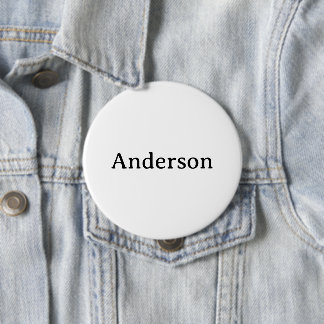 Delete Text Replace Own Design Huge 4 Inch Round 10 Cm Round Badge