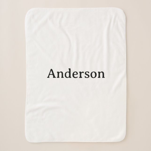 Delete Text Replace Own Design Small Sherpa Blanket (Front)