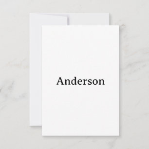 Delete Text & Replace Own Design Squared 3.5" x 5" Invitation