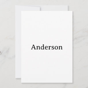 Delete Text & Replace Own Design Squared 5" x 7" Invitation