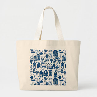 Delf Blue Large Tote Bag