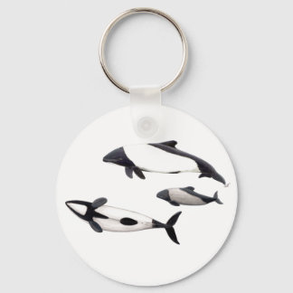 Delfin de Commerson Key Ring