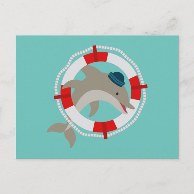 Delfin Delphin Dolphin Postcard (Front)
