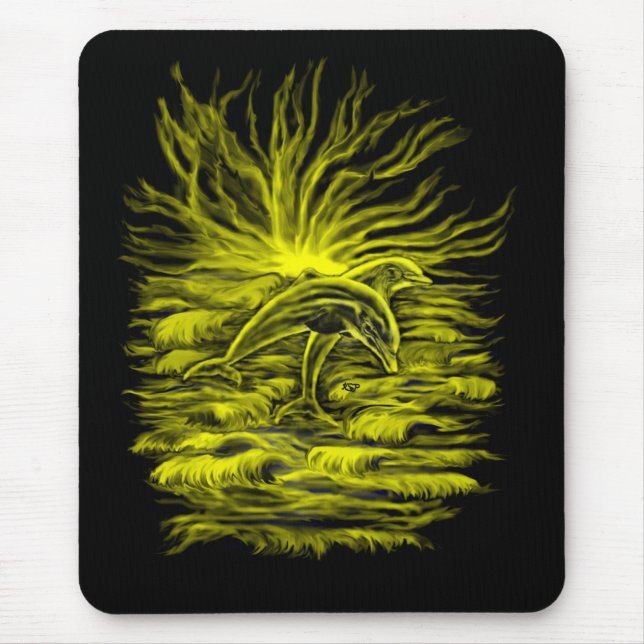 Delfinpaar Mouse Pad (Front)